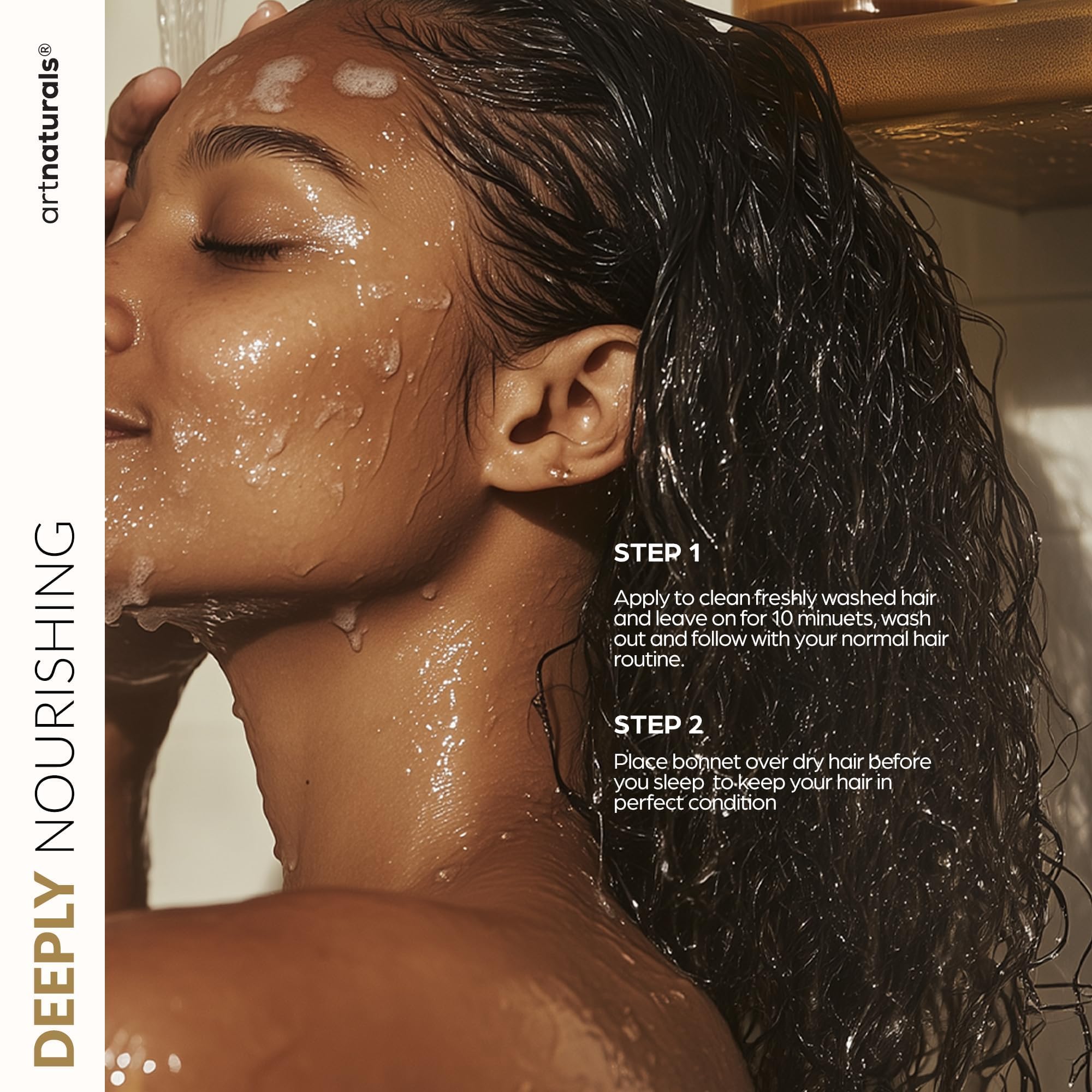 Texture riche et onctueuse du masque Artnaturals.