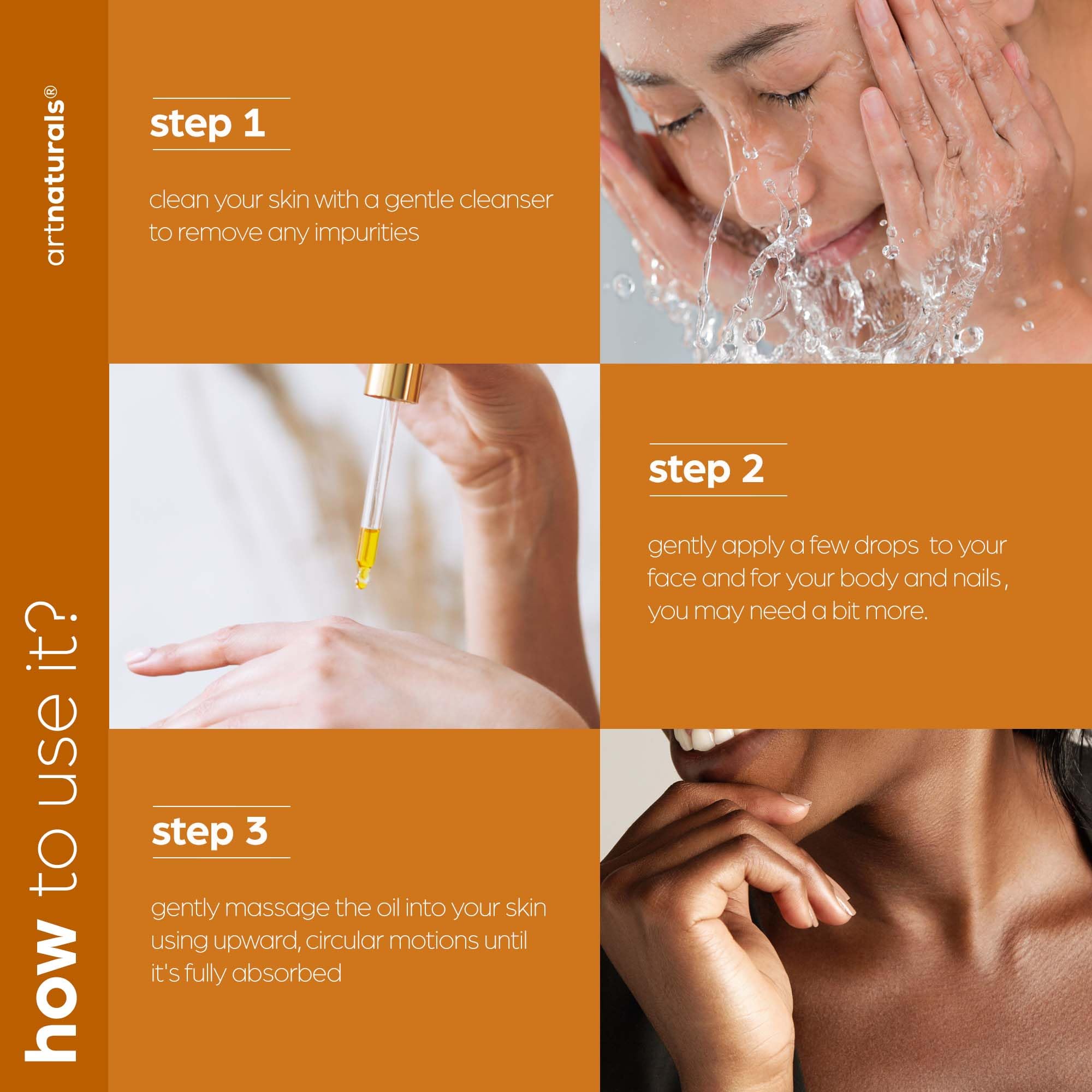 Texture légère et absorption rapide pour routine beauté.