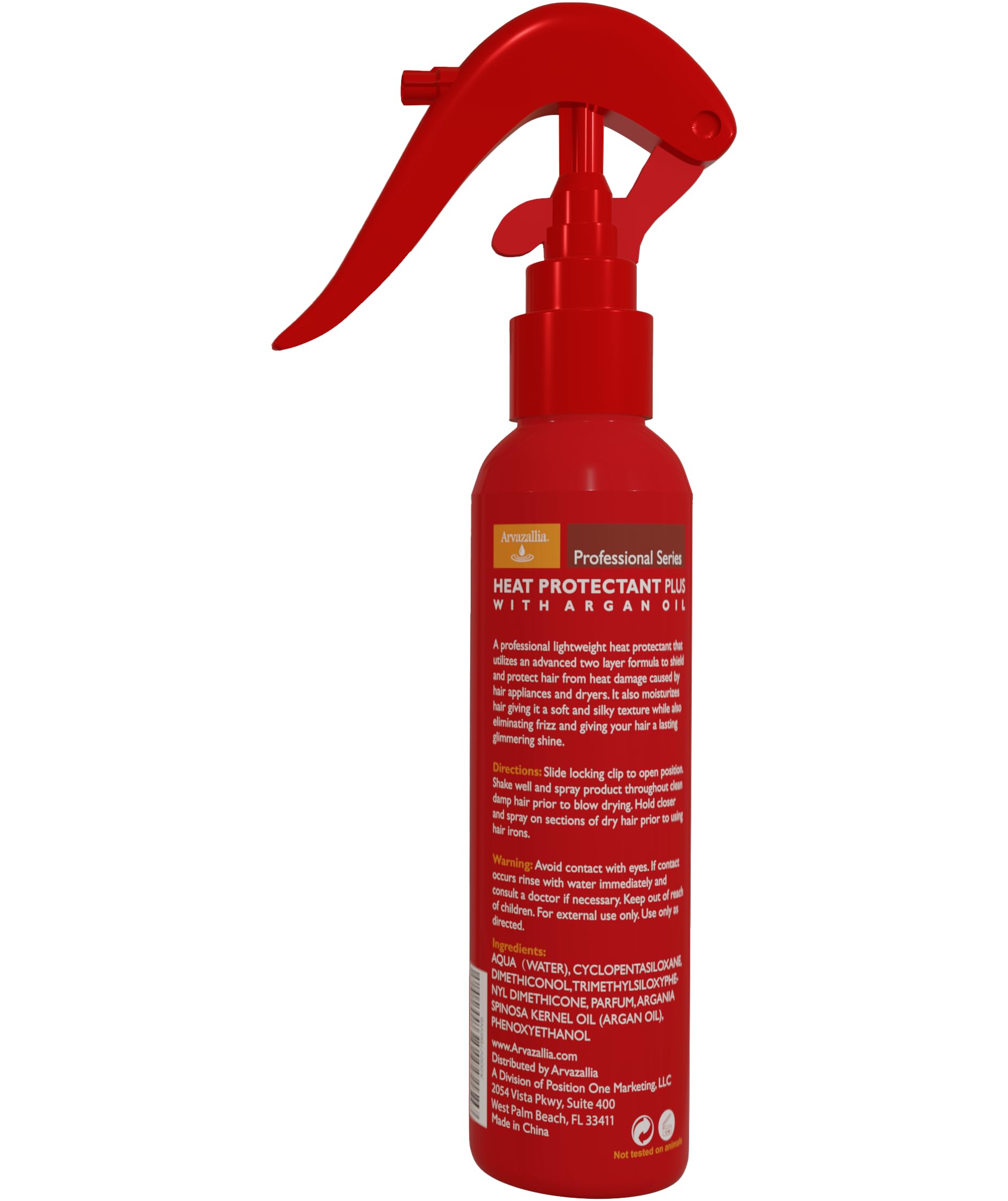 Arvazallia Heat Protectant Spray, parfum signature: expérience sensorielle rafraîchissante et longue durée.