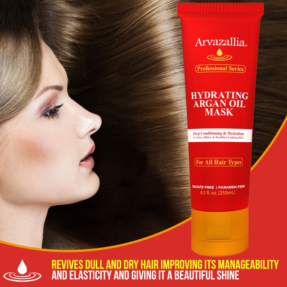 Arvazallia Masque argan - démêle facilement les longueurs.