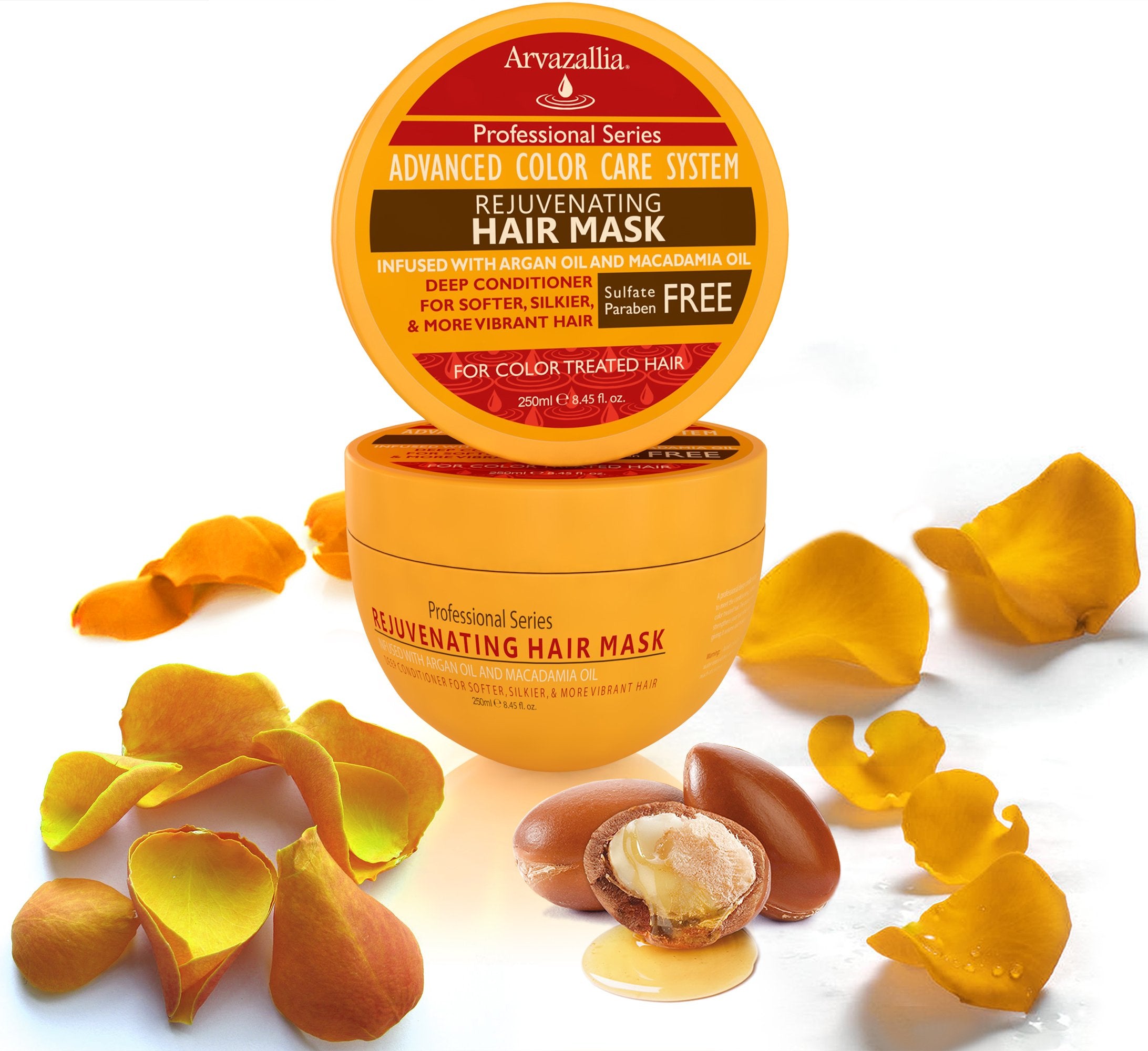 Masque Arvazallia, brillance et vitalité retrouvées pour les cheveux colorés