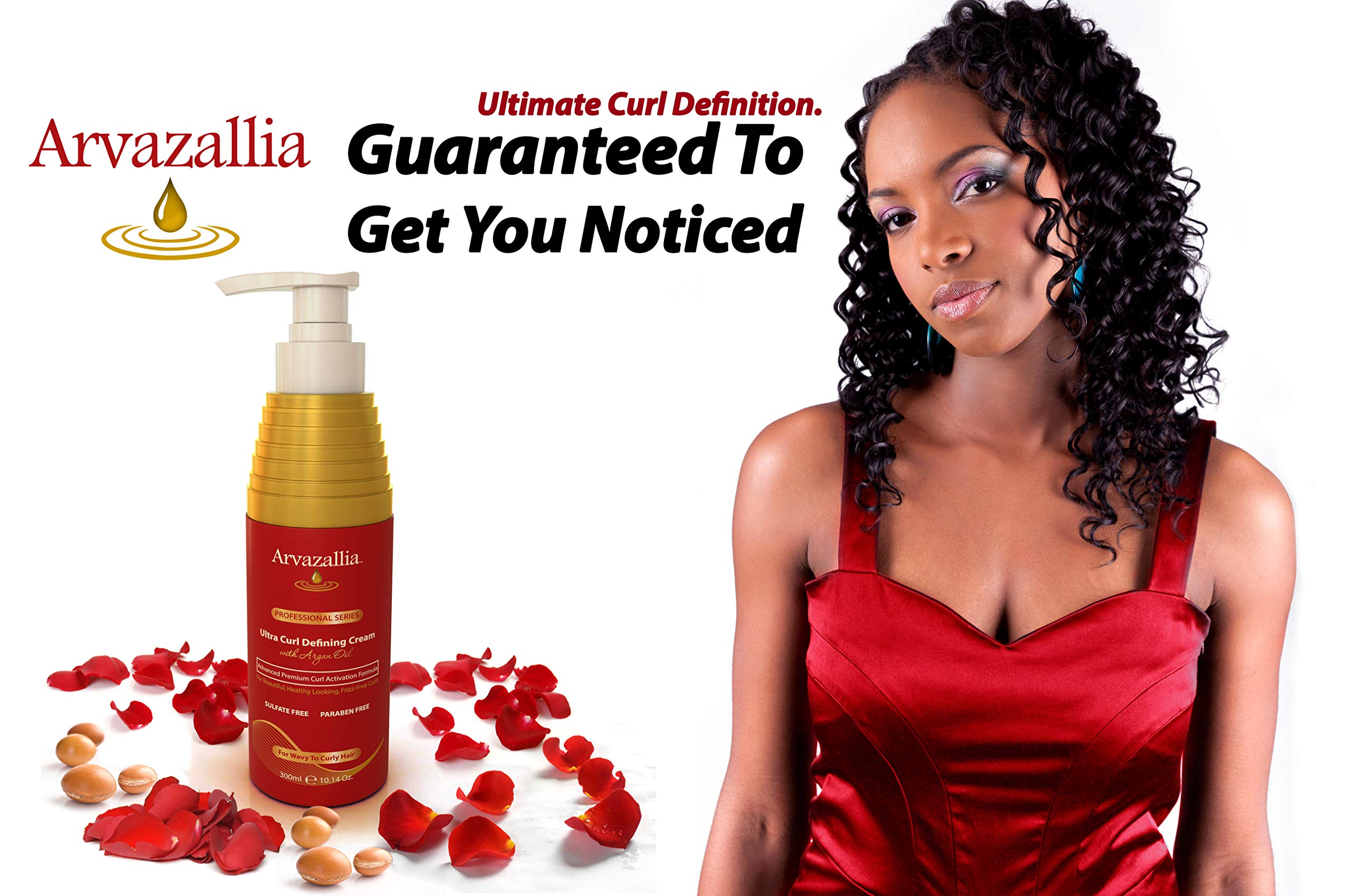 Model with defined waves demonstrates natural curl enhancement.