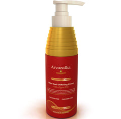 Arvazallia Ultra Curl Defining Cream bottle showing defined waves and natural hold.