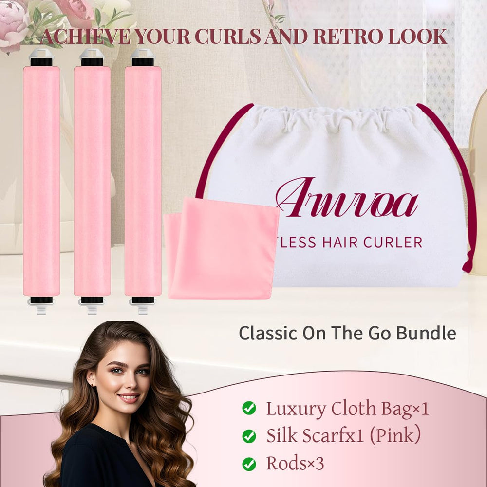 ARWVOA emballage glamour rose, présentation élégante et pratique.