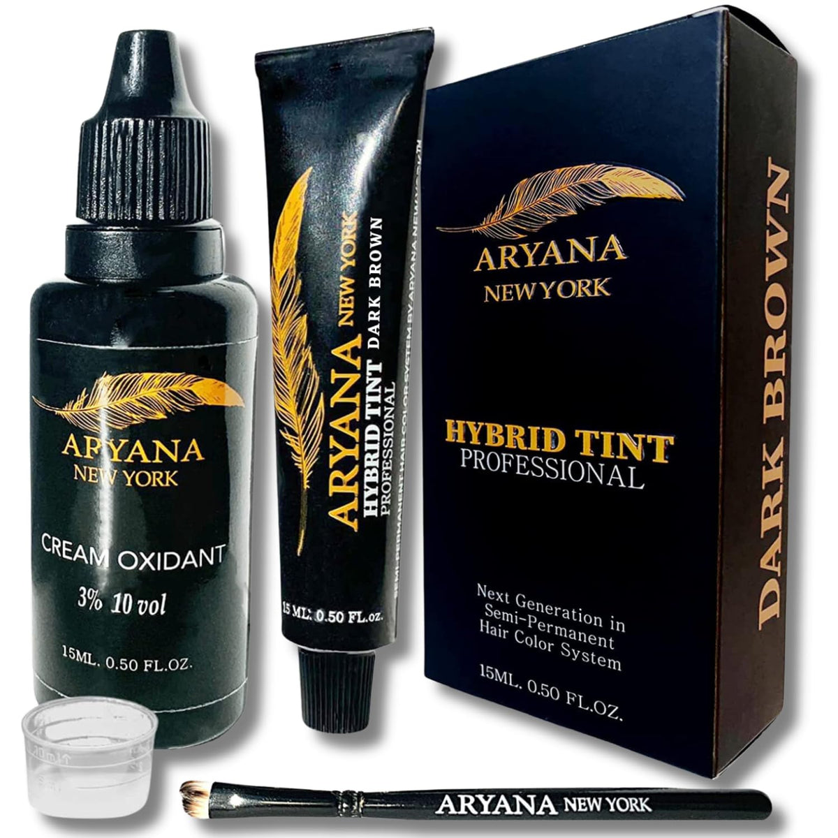 ARYANA NEW YORK Hybrid Color Kit: tube crème couleur ciblée pour couvrir les gris