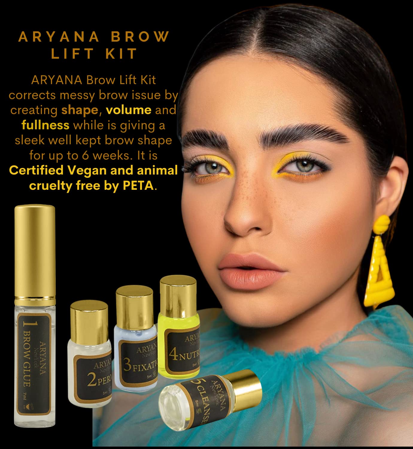 ARYANA NEW YORK kit-lamination-sourcils application précise pour sourcils définis