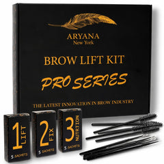 Kit ARYANA NEW YORK lamination sourcils 3 etapes pour un rendu professionnel à domicile.