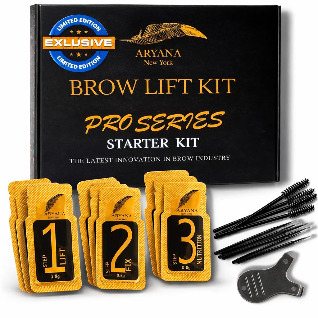 Kit ARYANA NEW YORK pour sourcils laminés, ensemble professionnel.