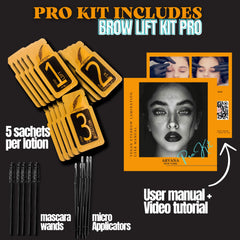 Etapes 3 sachets pour sourcils plus fournis et naturels ARYANA NEW YORK.