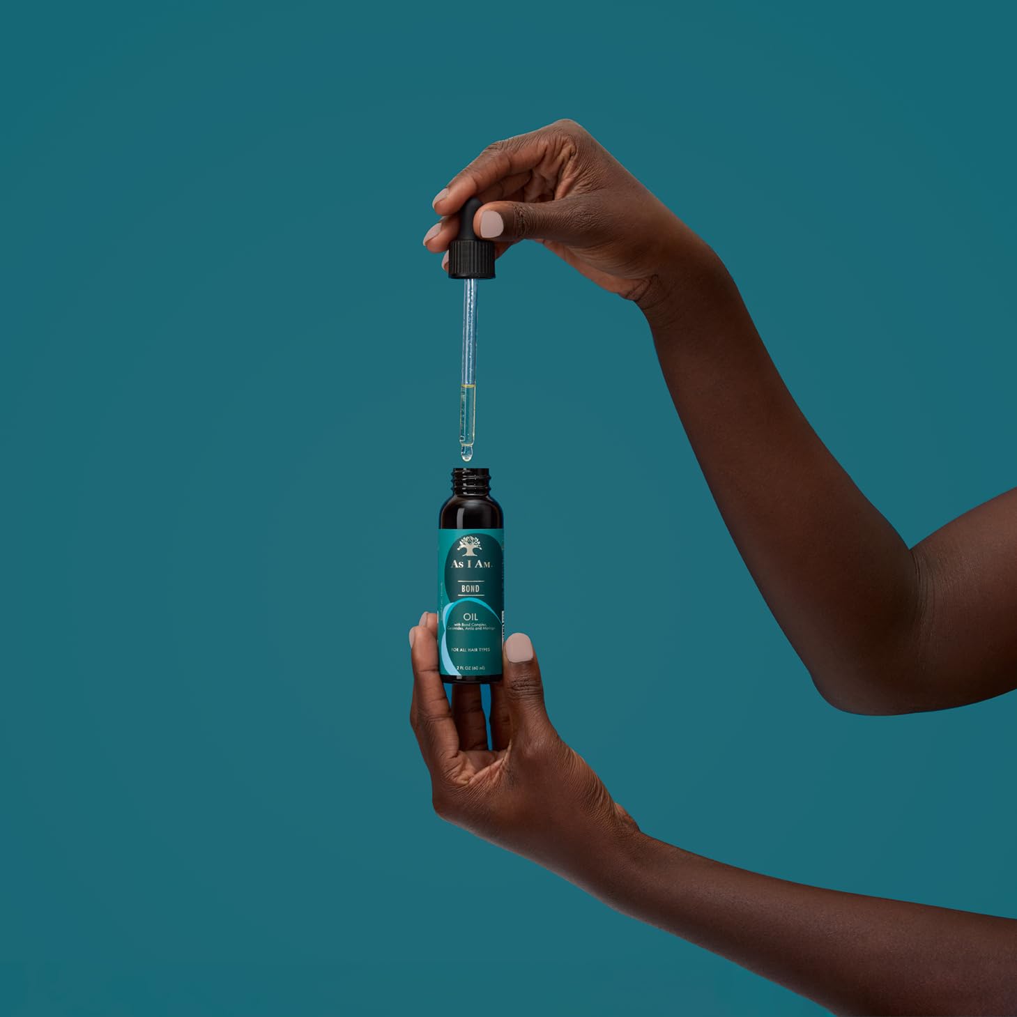 As I Am Bond Oil : utilisation quotidienne pour cheveux plus souples et soyeux.