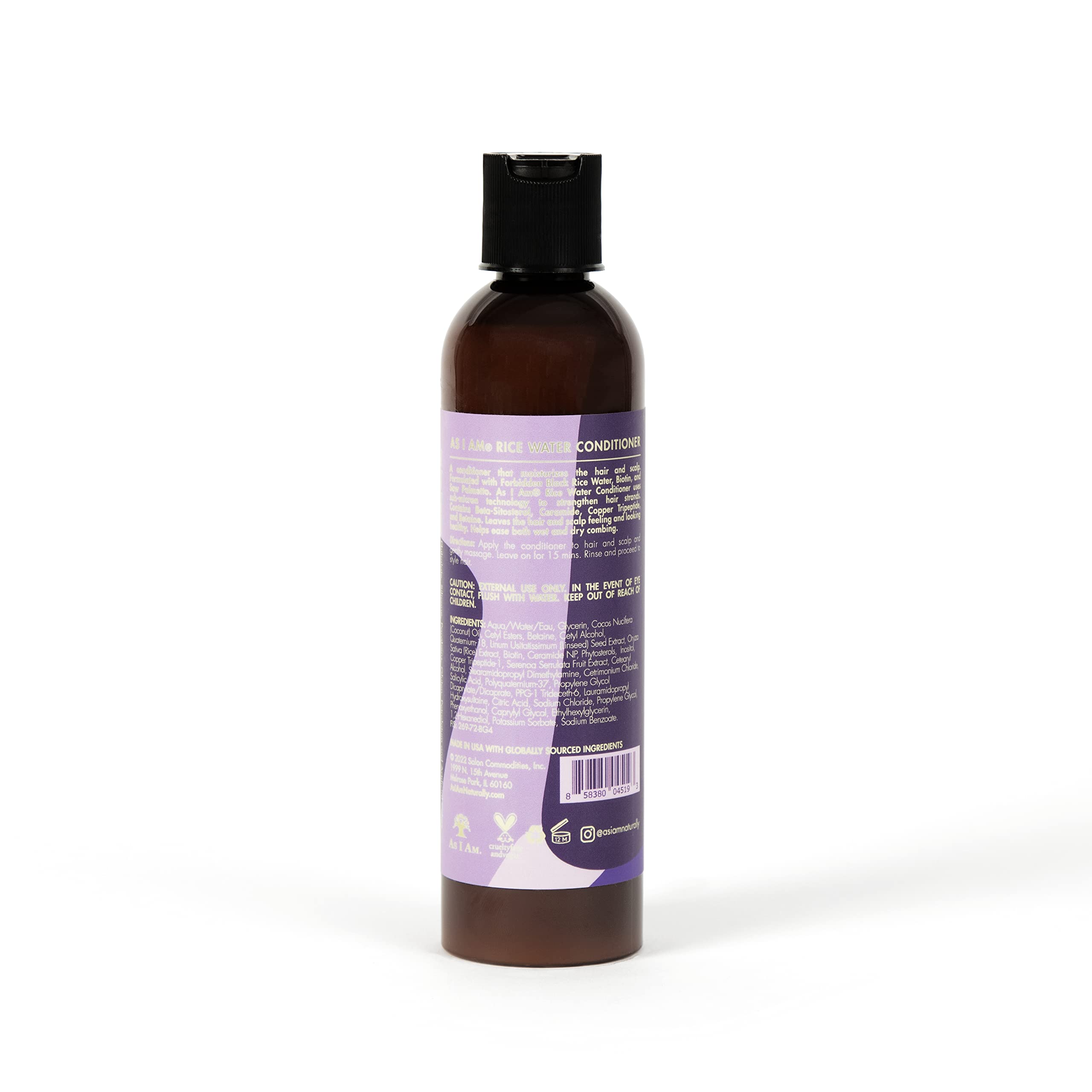 Application sur cheveux humides pour démêler en douceur avec As I Am.
