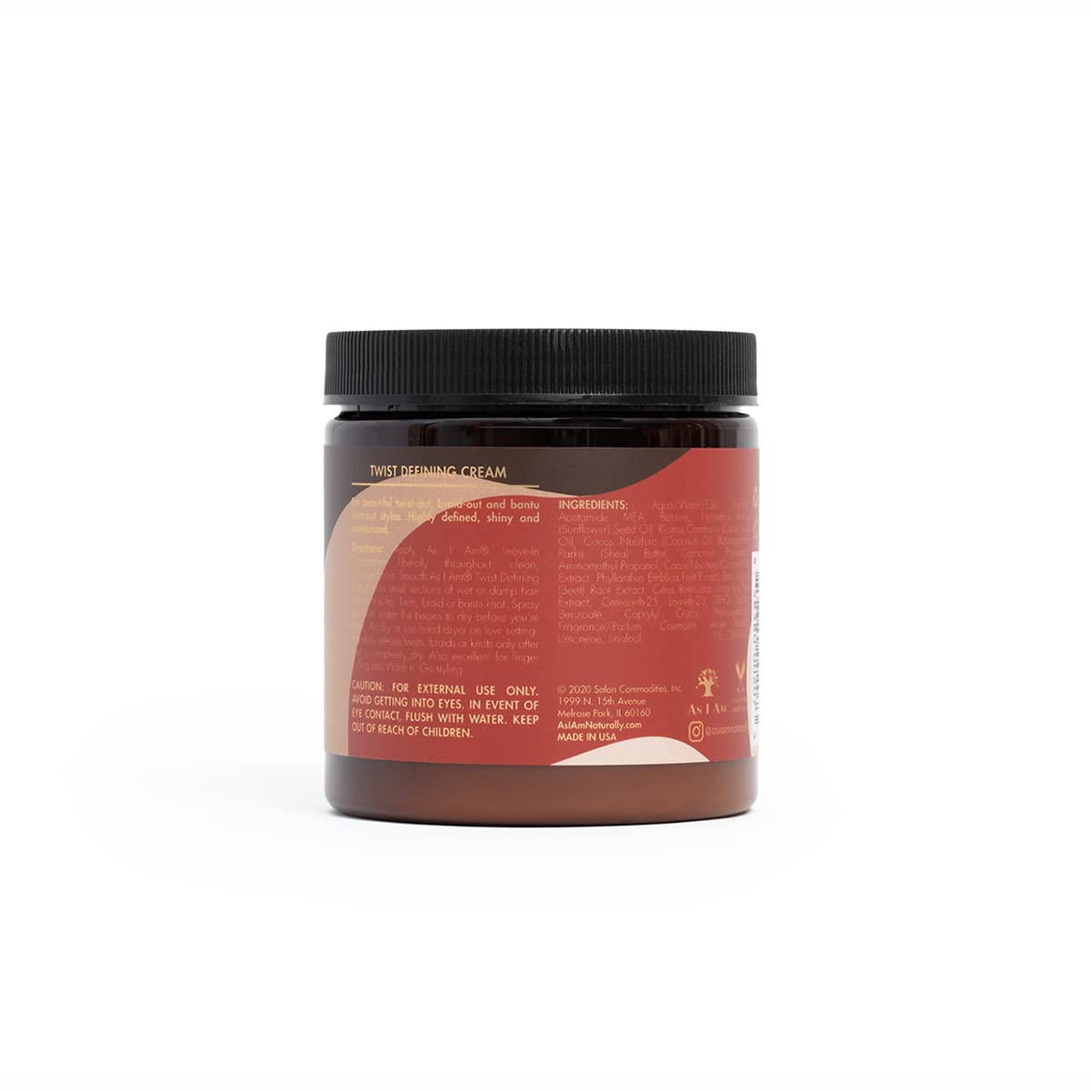 As I Am Twist Defining Cream : texture nourrissante pouvant soutenir la croissance capillaire.