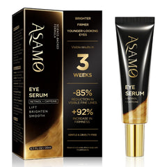 ASAMO Sérum Yeux Retinol-Caféine : flacon et regard plus clair.