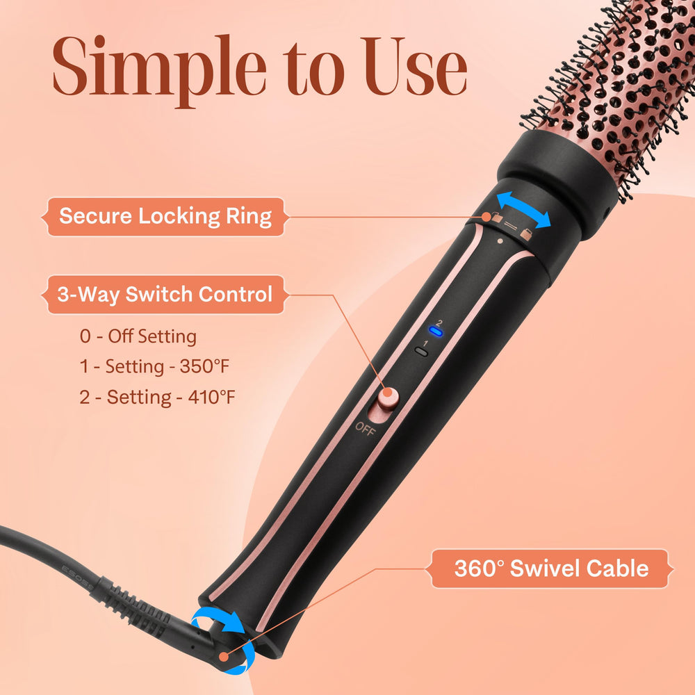 Brosse Asani à double tension voyage sans adaptateur