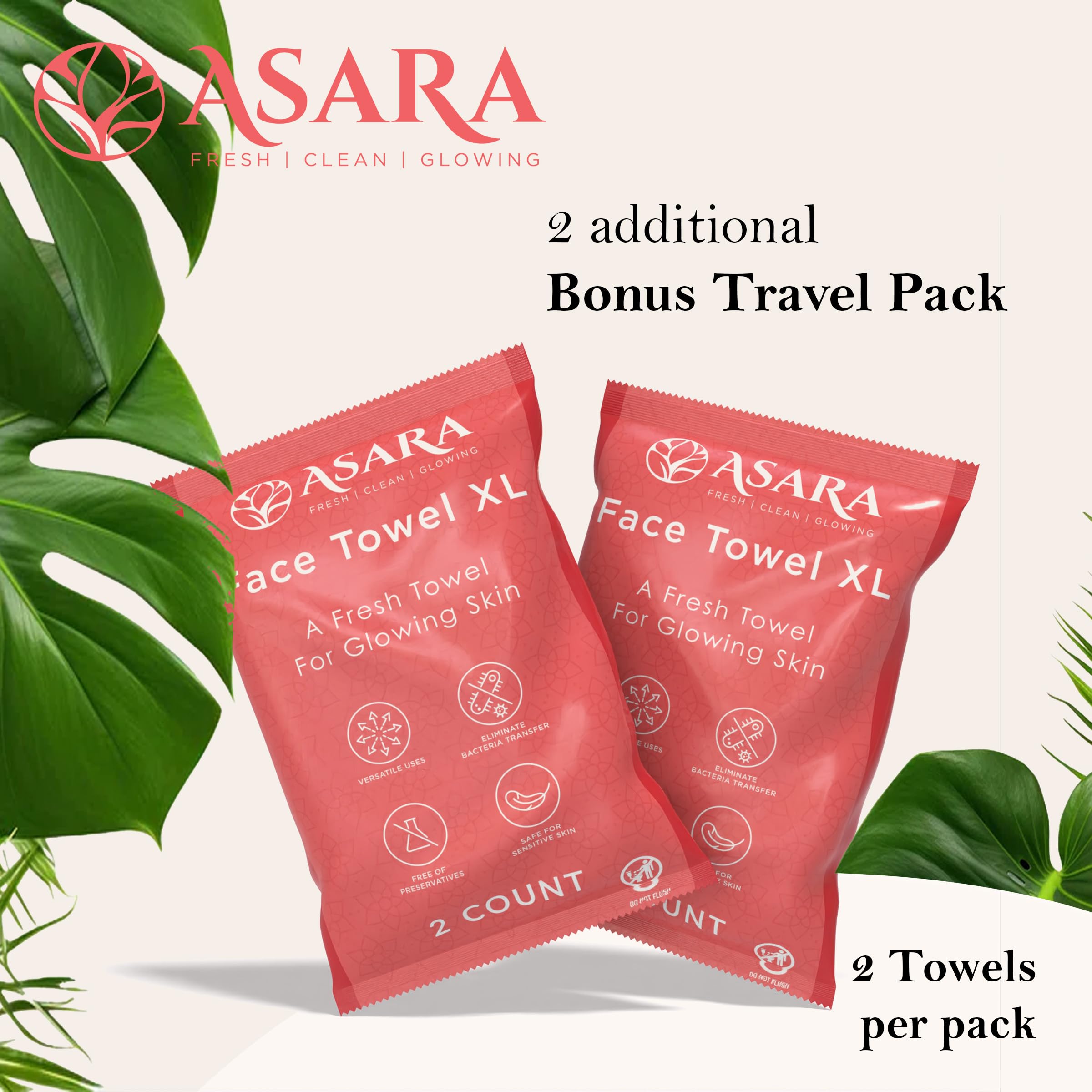 ASARA New York Probiotic Skin Science XL wipes soft texture close-up for comfortable use