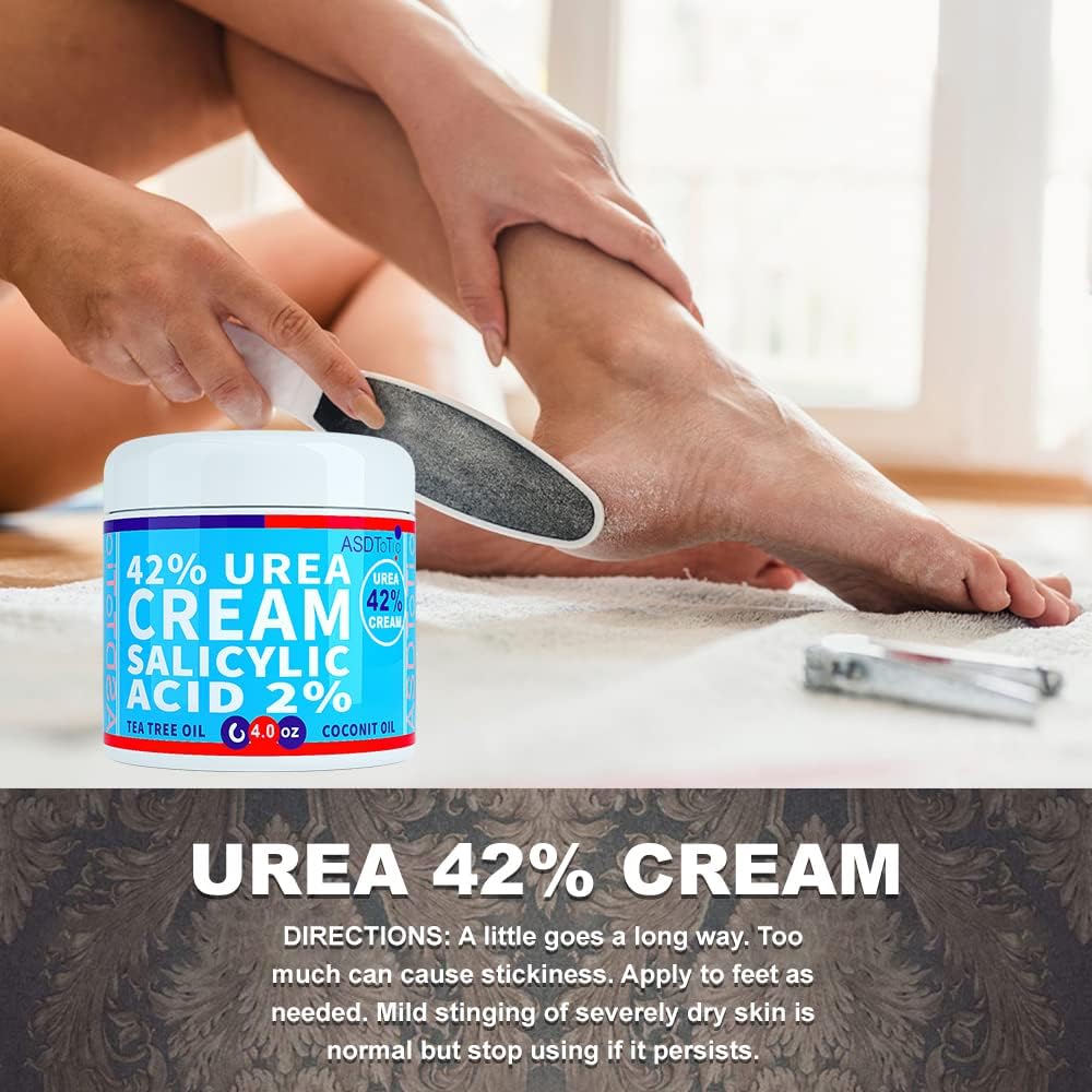 ASDToTio Crème Urée 42% flacon pratique et facile à utiliser.