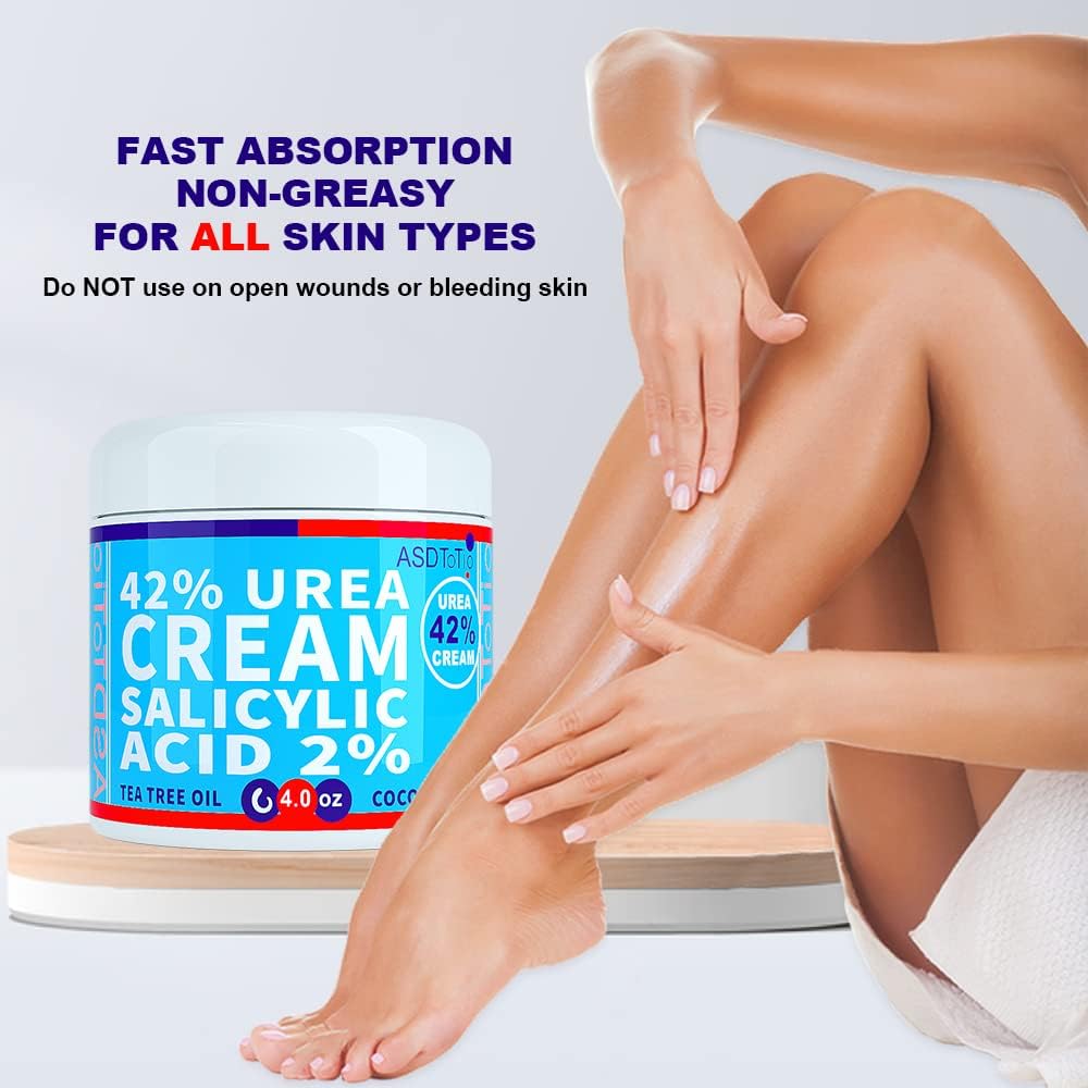 ASDToTio Crème Urée 42% pieds hydratés et lisses.