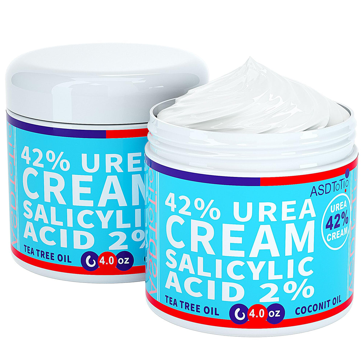 ASDToTio Crème Urée 42% pour les pieds, nourris et hydratés.