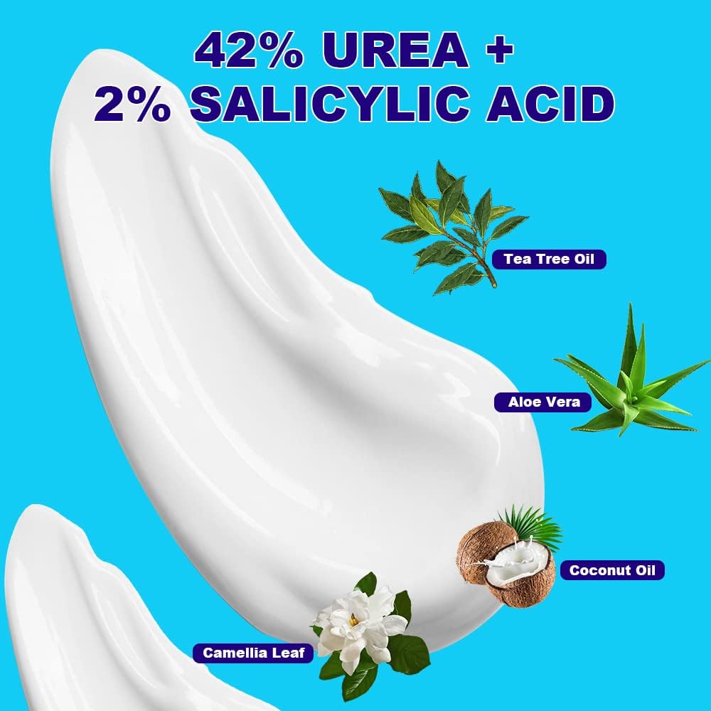 ASDToTio Crème Urée 42% pour talons lisses et adoucis.