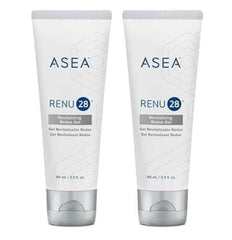 ASEA Renu 28 gel, pack deux, améliore la texture de la peau et apaise les irritations