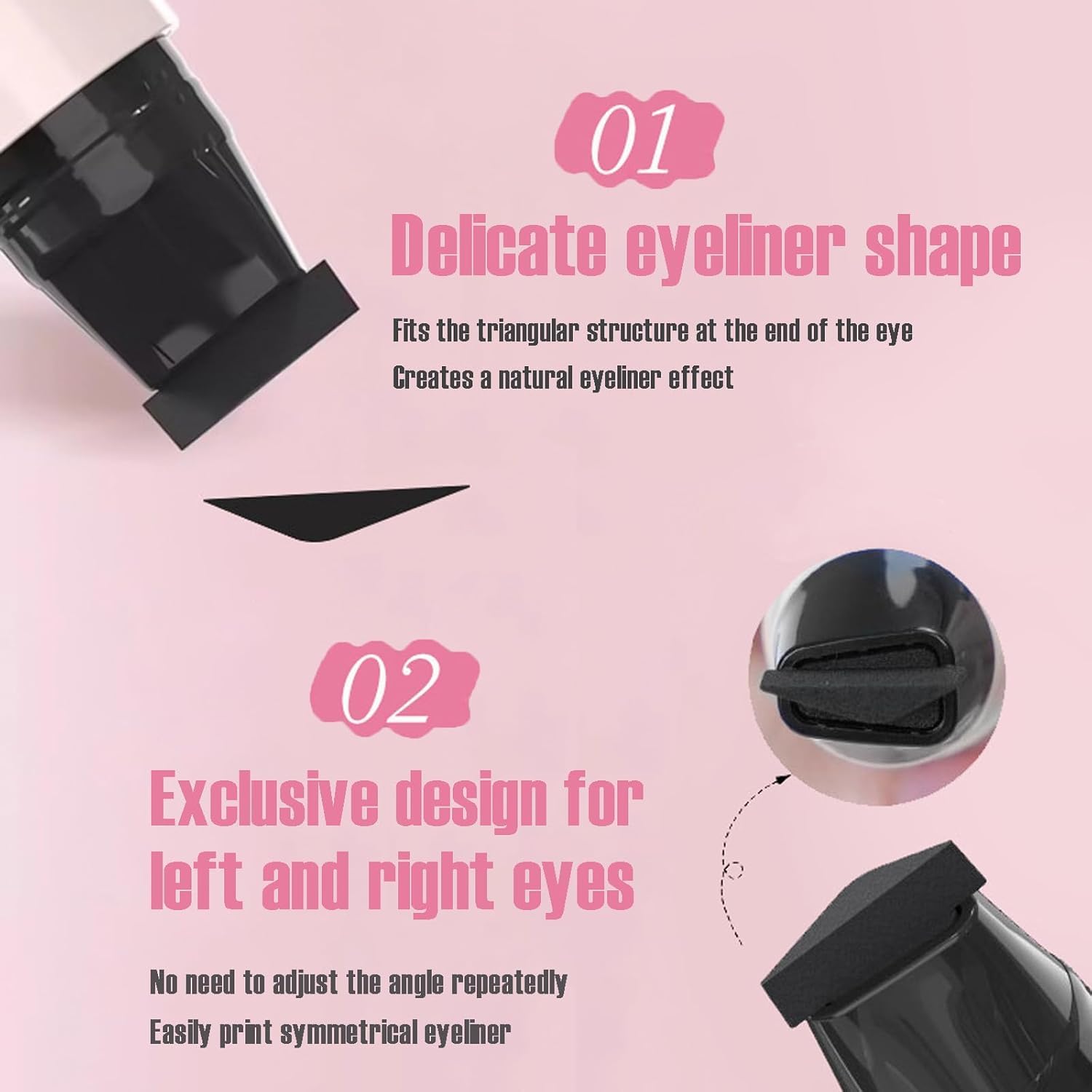 Aseawave delineateur gel : tampon et pointe fine pour traçage net.