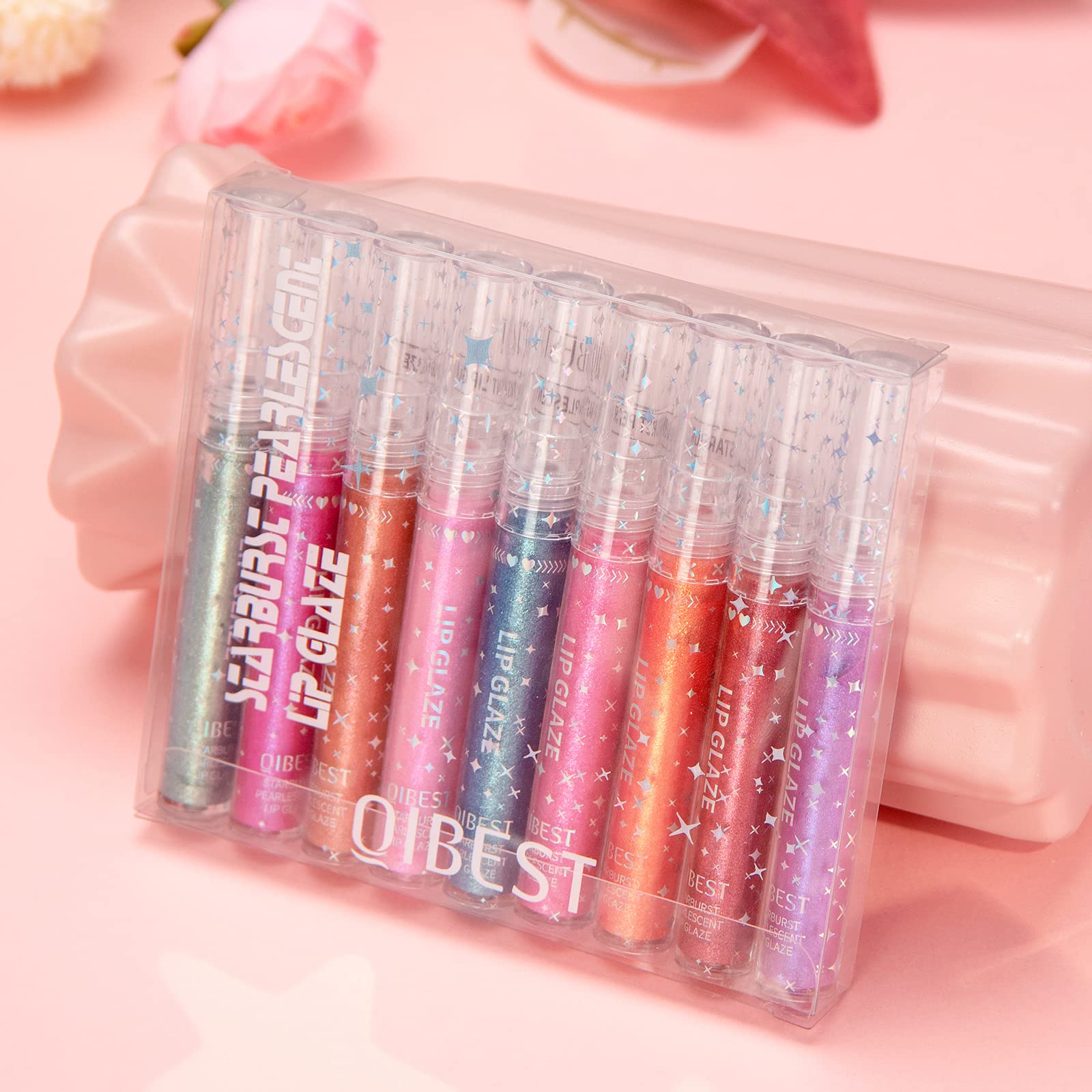 Aseawave gloss lèvres coffret cadeau prêt à offrir et facile à transporter.
