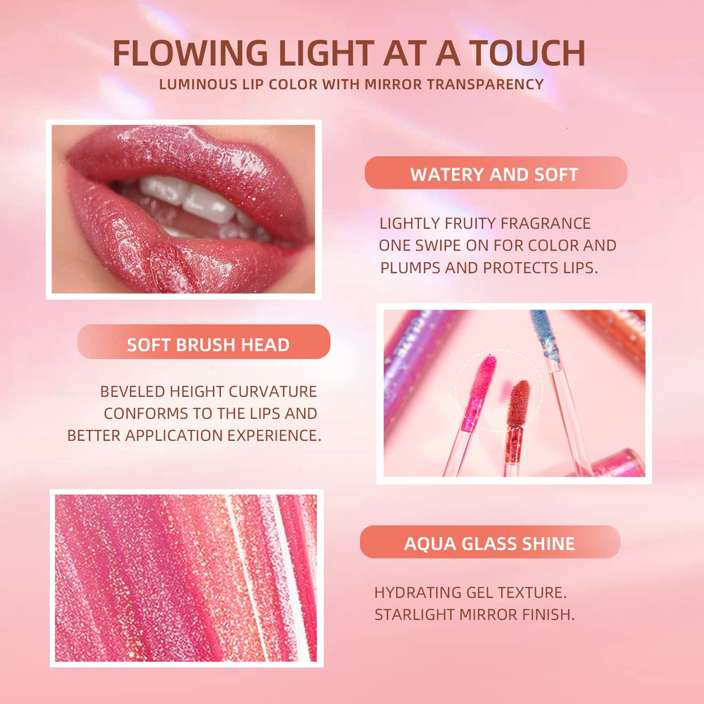 Aseawave gloss lèvres dans un étui cadeau élégant, prêt à offrir.