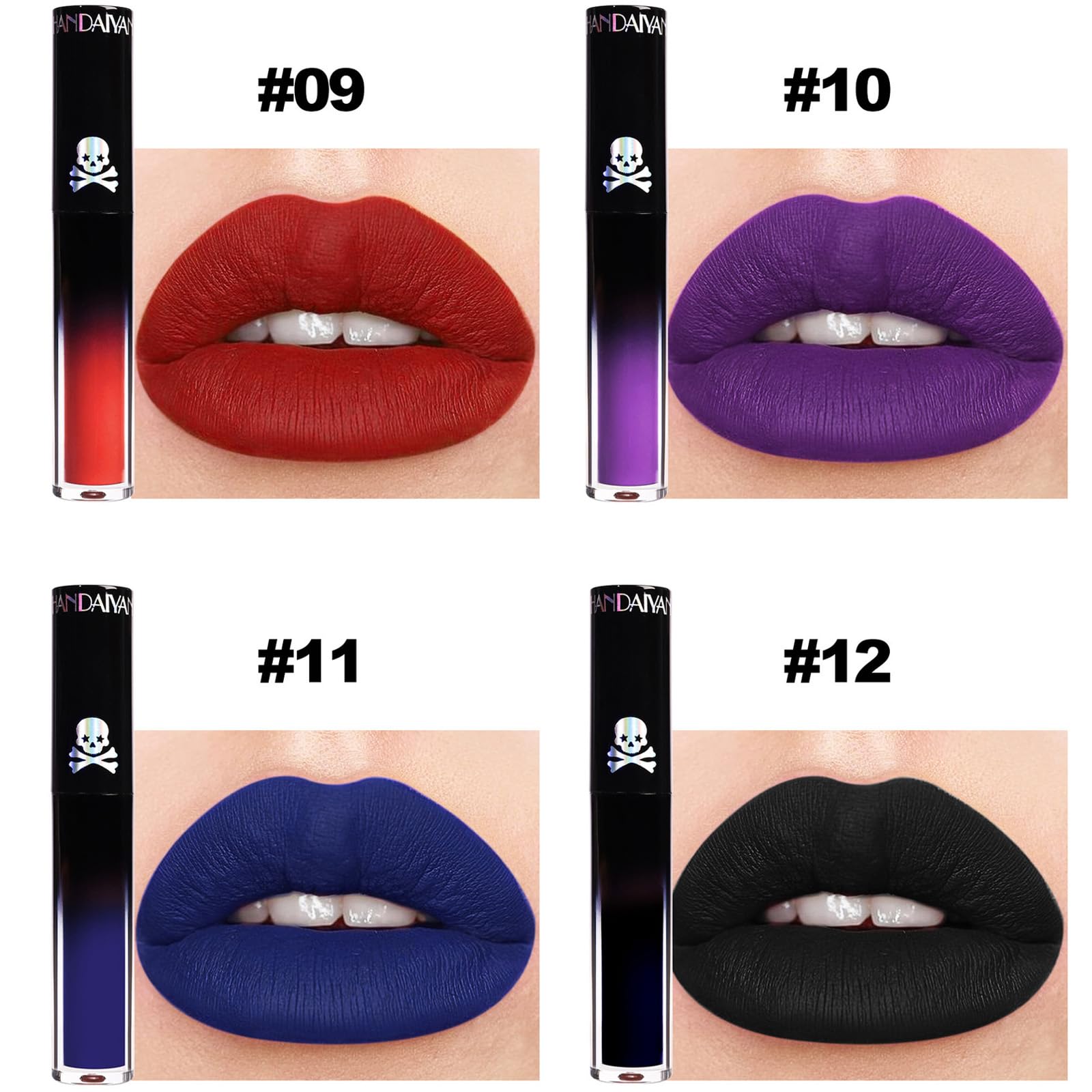 Aseawave bleu nuit liquide mat, style audacieux pour jour et soir