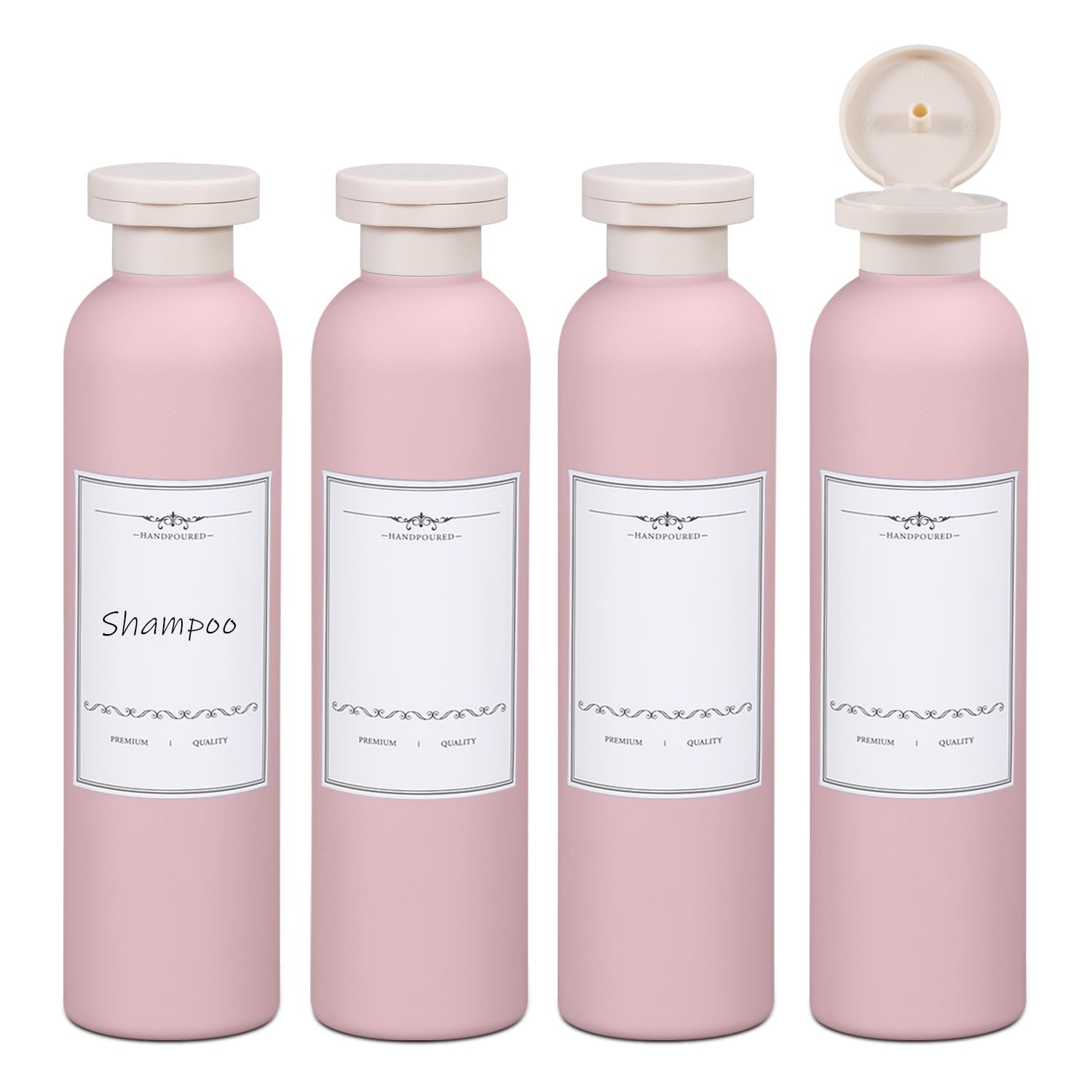ASEVAT bouteilles voyage 260 ml, pack de 4, pratique pour les déplacements quotidiens.