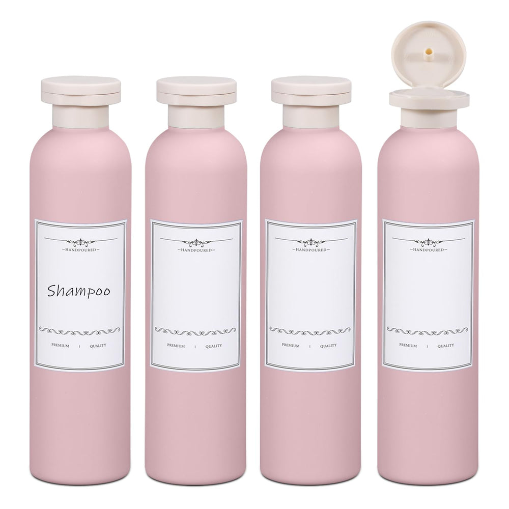 ASEVAT bouteilles voyage 260 ml, pack de 4, pratique pour les déplacements quotidiens.