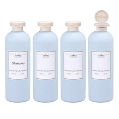 ASEVAT ensemble de 4 flacons shampoing et conditionneur pour voyage.