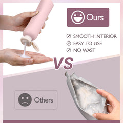 ASEVAT etiquette-pratique permet de differencier shampoing et apres-shampoing lors des voyages.