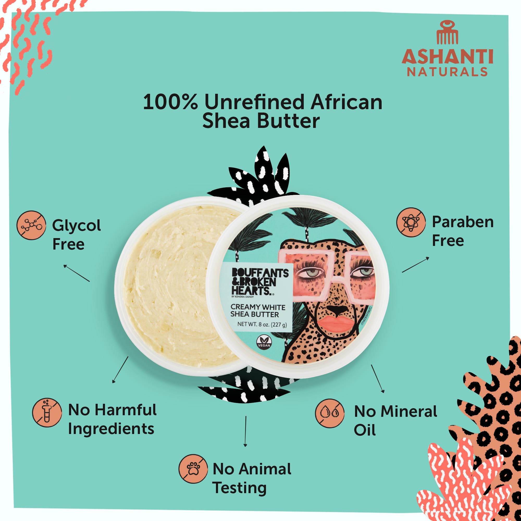 Ashanti Naturals application visage et corps, soin polyvalent.