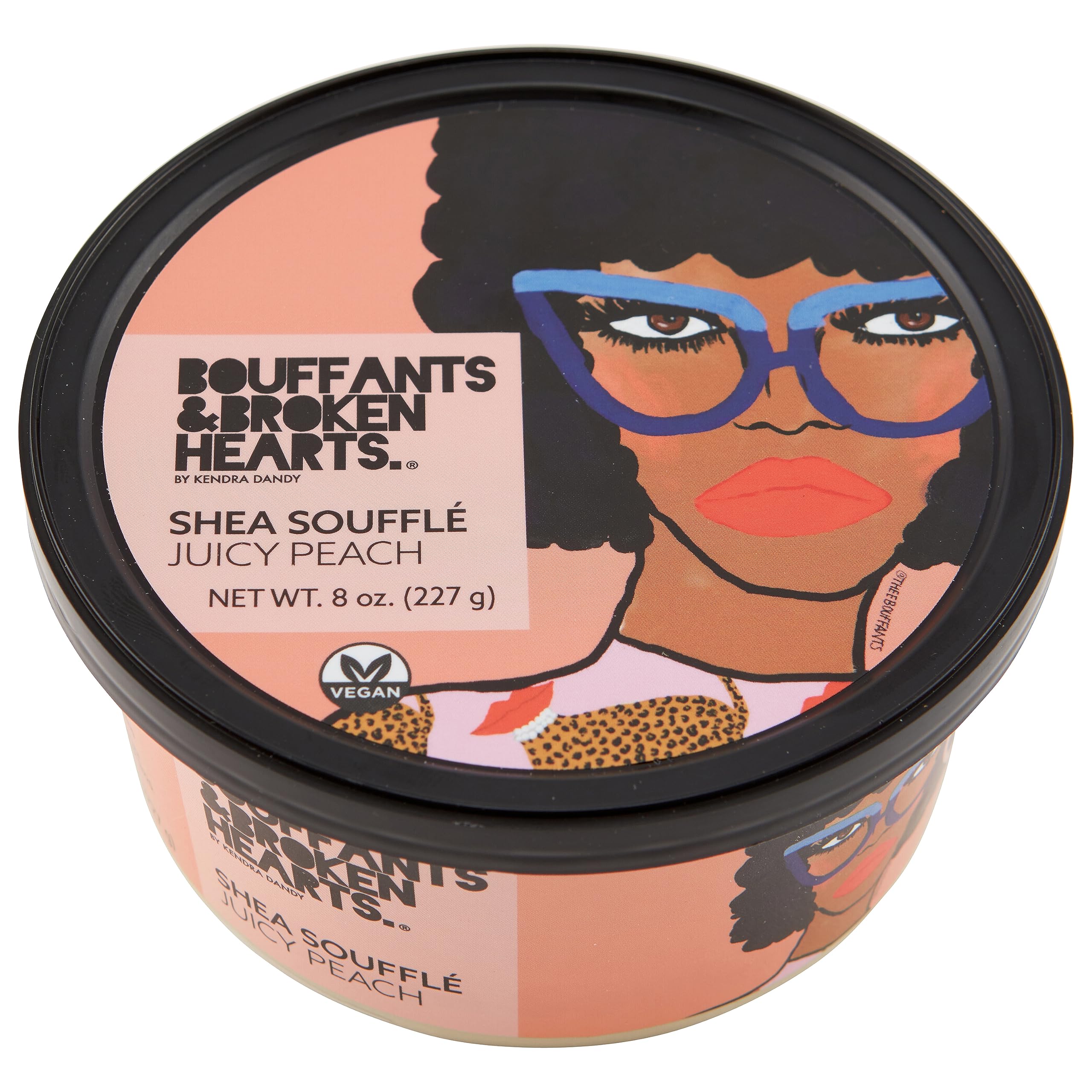 Ashanti Naturals Beurre de karité fouetté au parfum pêche, hydratation douce