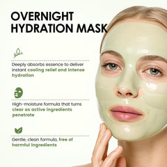 Ashlyn masque apaisant pour peaux sensibles, hydratation légère.
