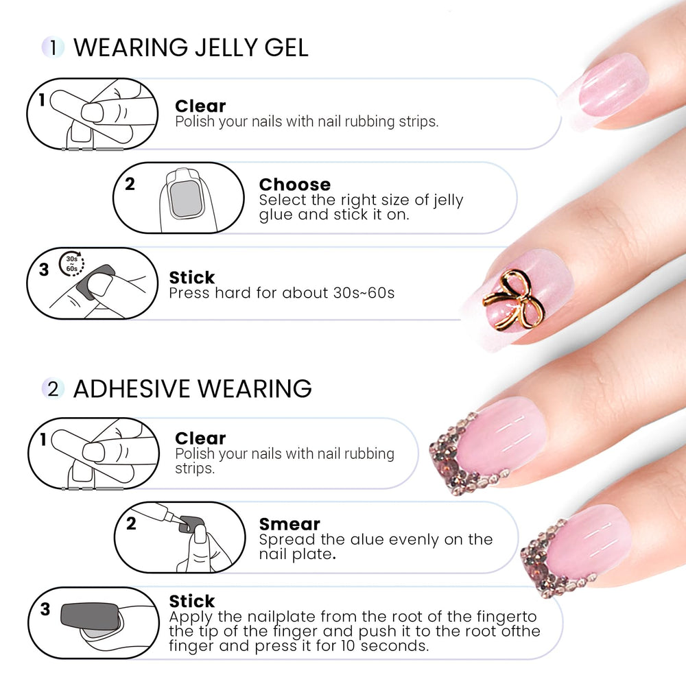 Ashowner tailles – douze options pour un ajustement précis des ongles.