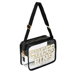 Sac CHEER PINS Ashpin Commerce porte-pin transparent, idéal pour exposition.