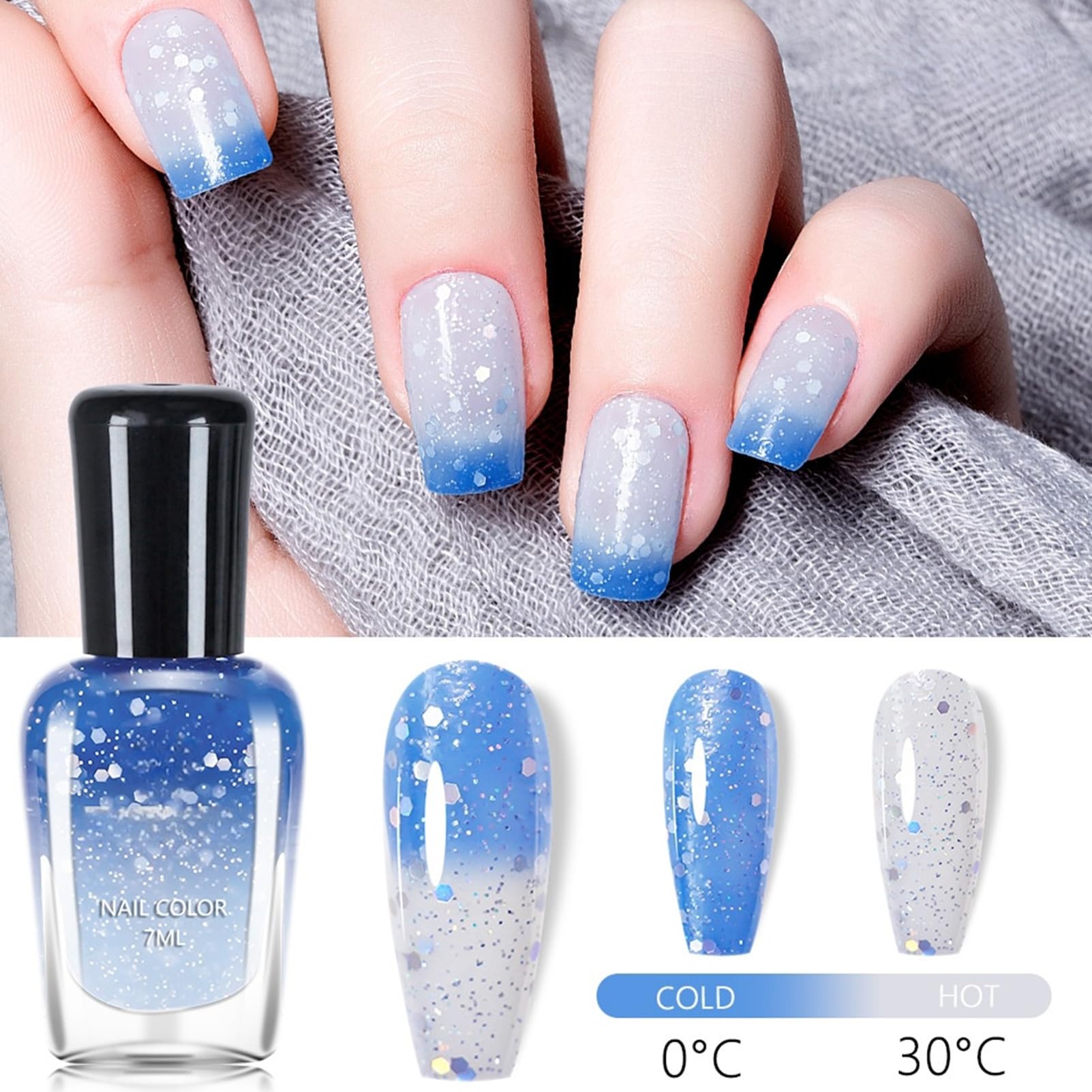 ASMAYSA Vernis brillant – fini scintillant pour soirées et fêtes.