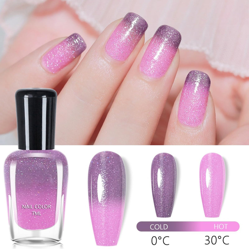 ASMAYSA Vernis thermo-change – couleurs qui varient avec la chaleur.