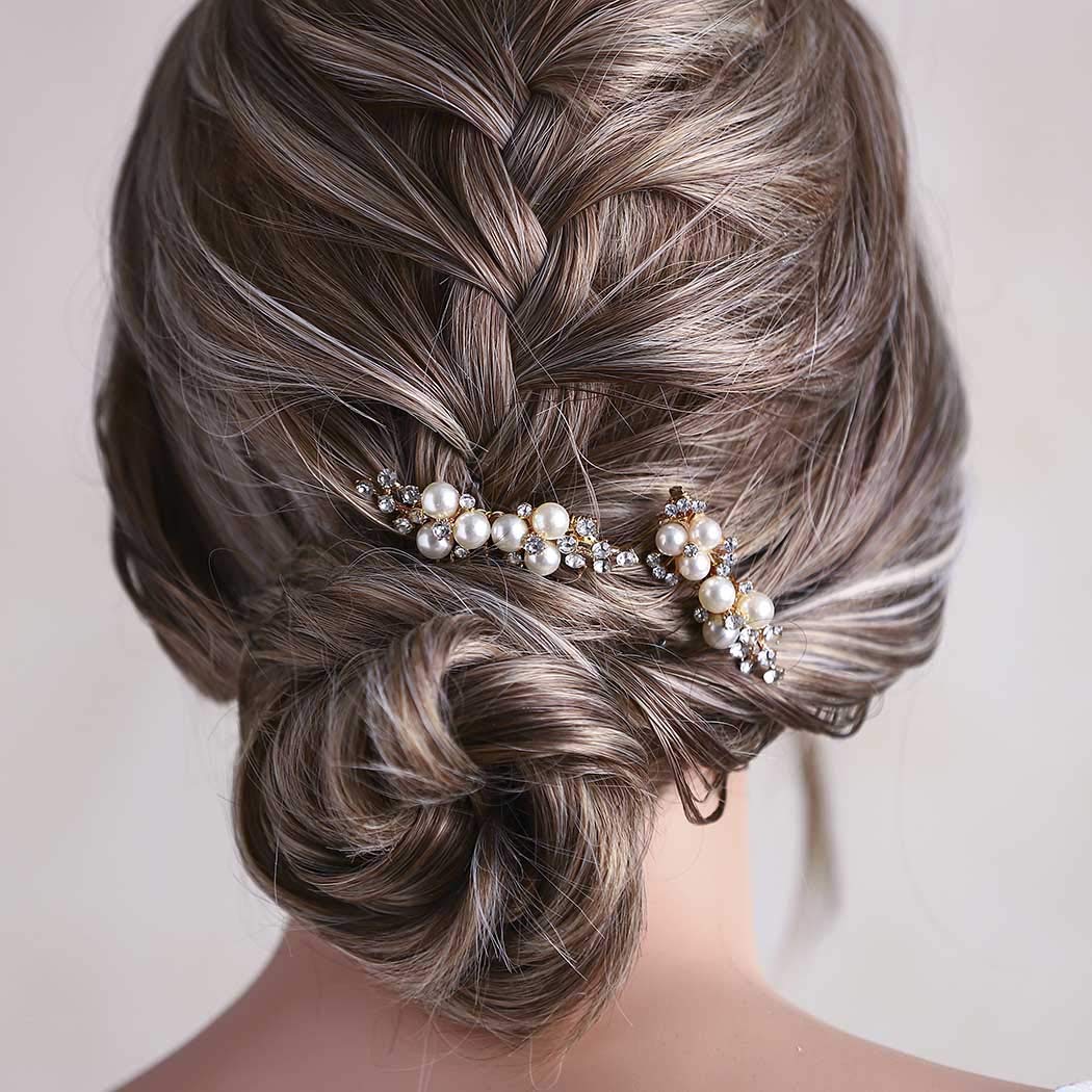 Asooll peigne cheveux cristal mariage, brillance discrète