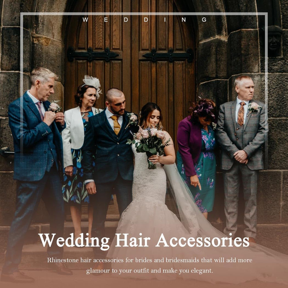 Asooll peigne cheveux noces cristal, touche raffinée pour coiffure