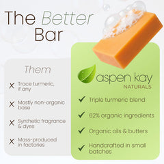 Extrait curcuma Aspen Kay Naturals, concentration naturelle pour soin.
