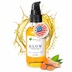 Aspen Kay Naturals Glow huile visage curcuma et rosehip nourrit intensément la peau