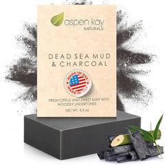 Savon Aspen Kay Naturals argile mer morte: purifie et rafraîchit la peau