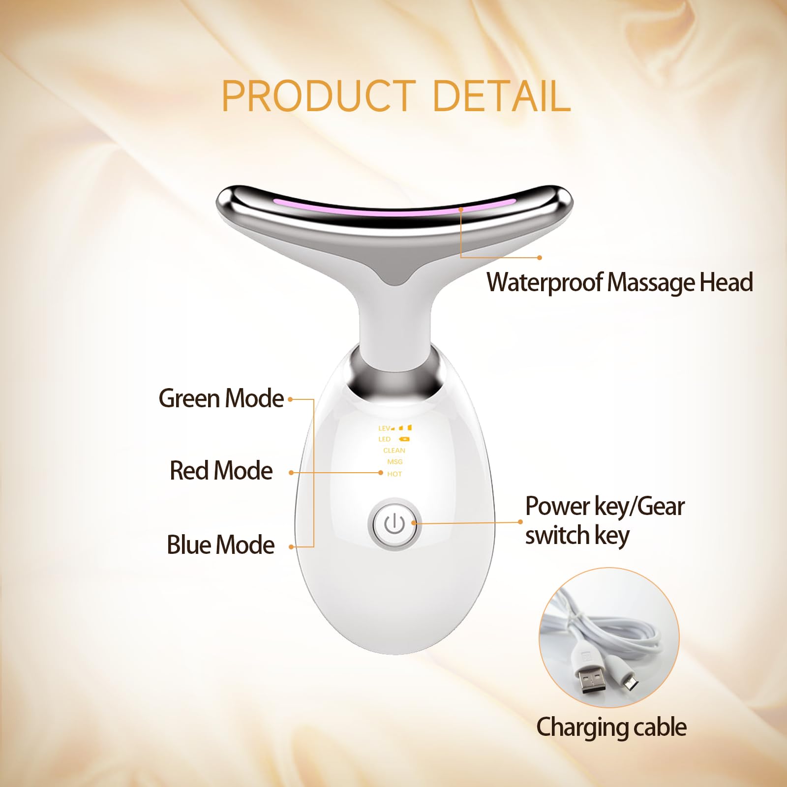 Masseur ASSIOAS rechargeable sans fil pour une utilisation flexible.