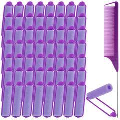 Aster: paquet de 56 rouleaux éponge pour coiffage sans chaleur.