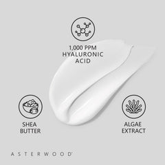 Asterwood Hydratation 24h - usage jour et nuit pour peau confortable.