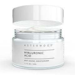 Asterwood Crème Hyaluronique - flacon pratique pour hydratation durable.