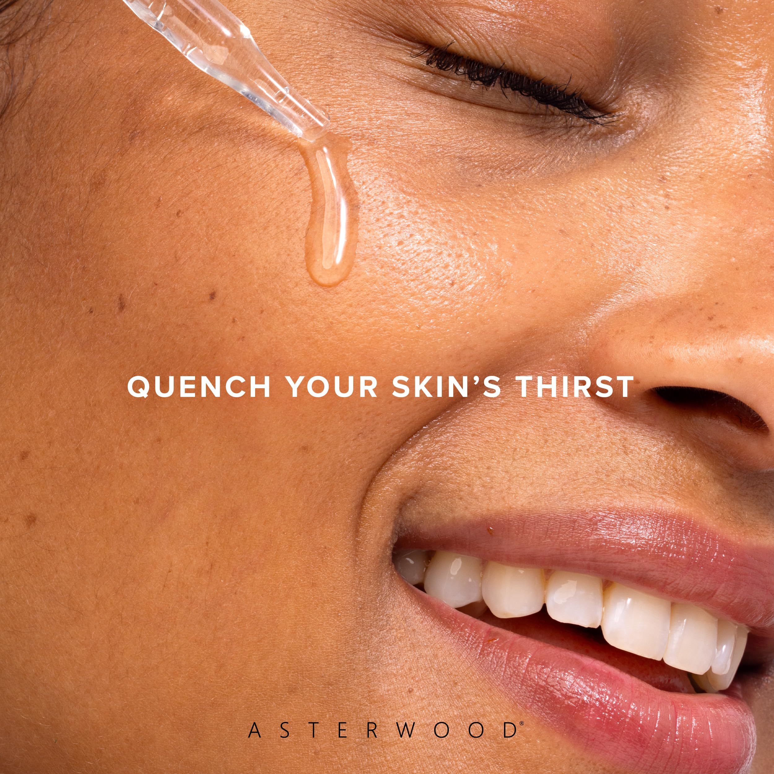 Absorption rapide du sérum Asterwood pour peau hydratée rapidement
