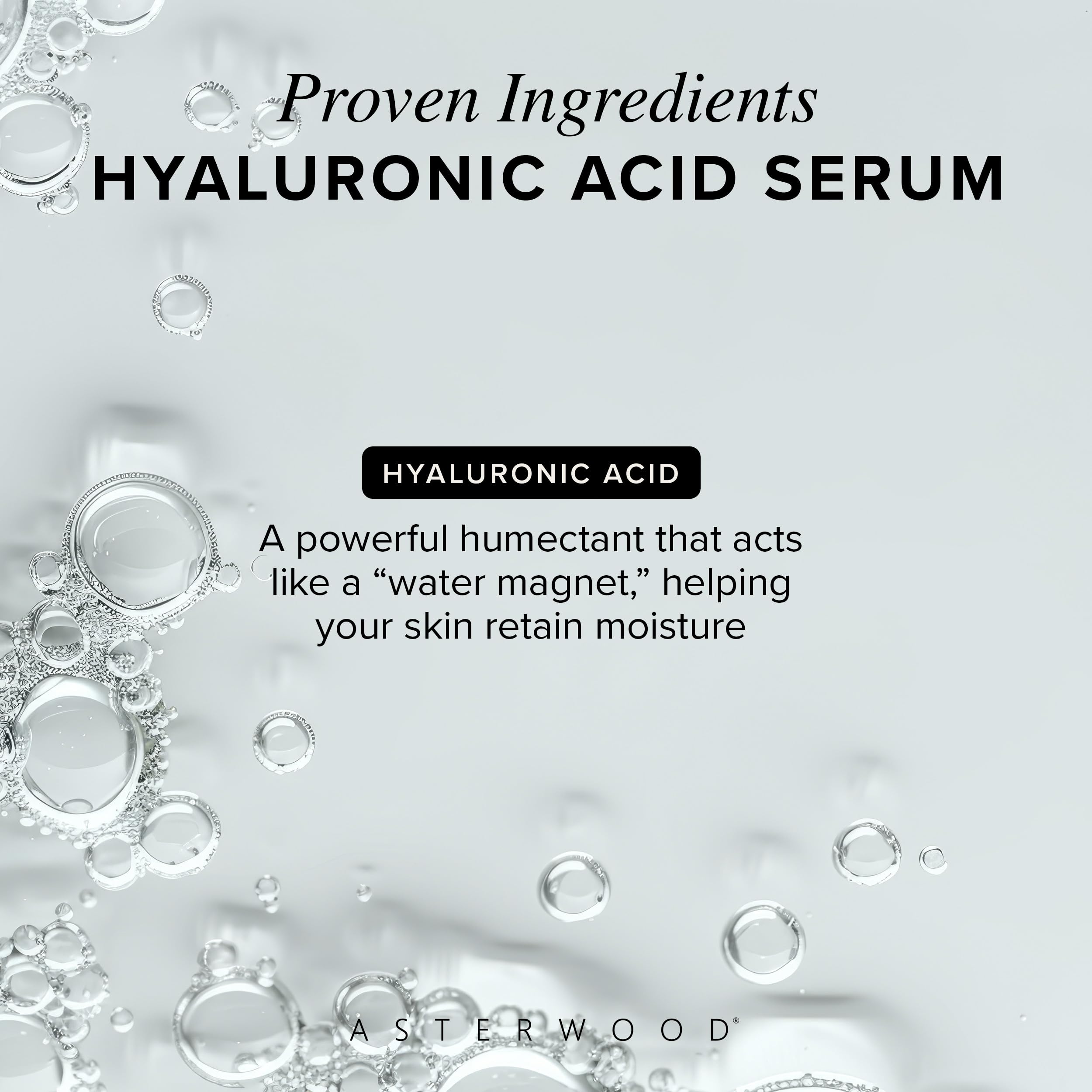 Sérum Asterwood : application visage en massage pour une absorption efficace